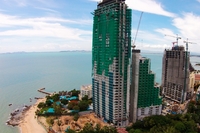 The Palm Wongamat - construction site photos