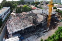 The Prim Grand Condo - photos of construction