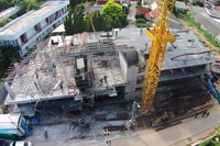 The Prim Grand Condo - photos of construction