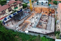 City Garden Pratumnak - photos of construction
