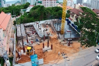 City Garden Pratumnak - photos of construction