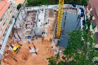 City Garden Pratumnak - photos of construction