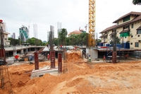 City Garden Pratumnak - photos of construction