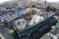 City Center Residence - photos of construction
