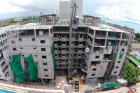 Beach 7 Condominium - photo of construction