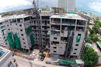 Beach 7 Condominium - photo of construction