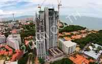 The Peak Towers - photos of construction