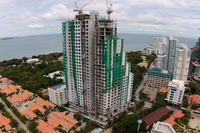 The Peak Towers - photos of construction