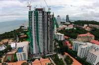 The Peak Towers - photos of construction