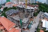 City Garden Pratumnak - photos of construction