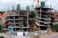 City Garden Pratumnak - photos of construction