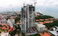 The Peak Towers - photos of construction