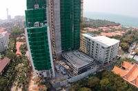 The Peak Towers - photos of construction
