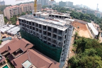 City Garden Pratumnak - construction photography