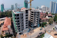 City Garden Pratumnak - construction photography
