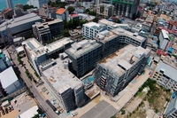 Centara Avenue Residence - construction progress