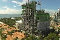 The Peak Towers - construction photoreview