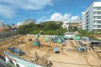Water Park - pictures from construction site