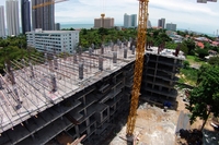 City Garden Tropicana - construction site