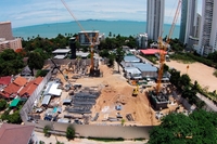 The Riviera Wongamat Beach - construction progress