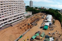 Trio Gems Condominium - aerial photography