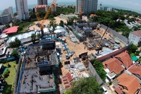 The Riviera Wongamat Beach - construction progress