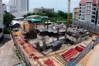 The Cloud - construction site