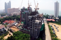 The Riviera Wongamat Beach - construction progress