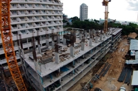 Trio Gems Condominium - aerial photography