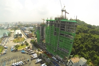 Waterfront Suites&Residences - photos of construction