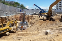 Construction of The Sands - June 2016