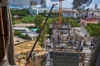 Construction update of Savanna Sands Condo