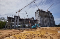 Construction update of Savanna Sands Condo