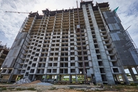 Construction update of Savanna Sands Condo