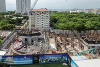 The Riviera Jomtien construction photos