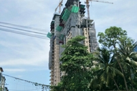 Construction of City Garden Tower 