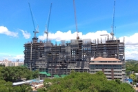 The Riviera Jomtien - construction photo