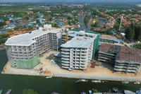 Whale Marina Condo - photo from construction site