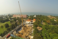1 Tower Pratumnak - aeria photos of construction site. 
