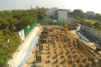 1 Tower Pratumnak - aeria photos of construction site. 