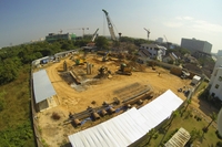 Dusit Grand Condo View - progress of construction