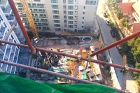 The Peak Towers - construction site photos