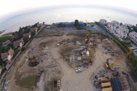 Centara Grand Residence - construction site aerial photos