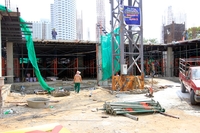 Beach 7 Condo construction pictures