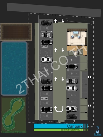 De Blue Condo 2, พัทยา, พัทยาใต้ - photo, price, location map